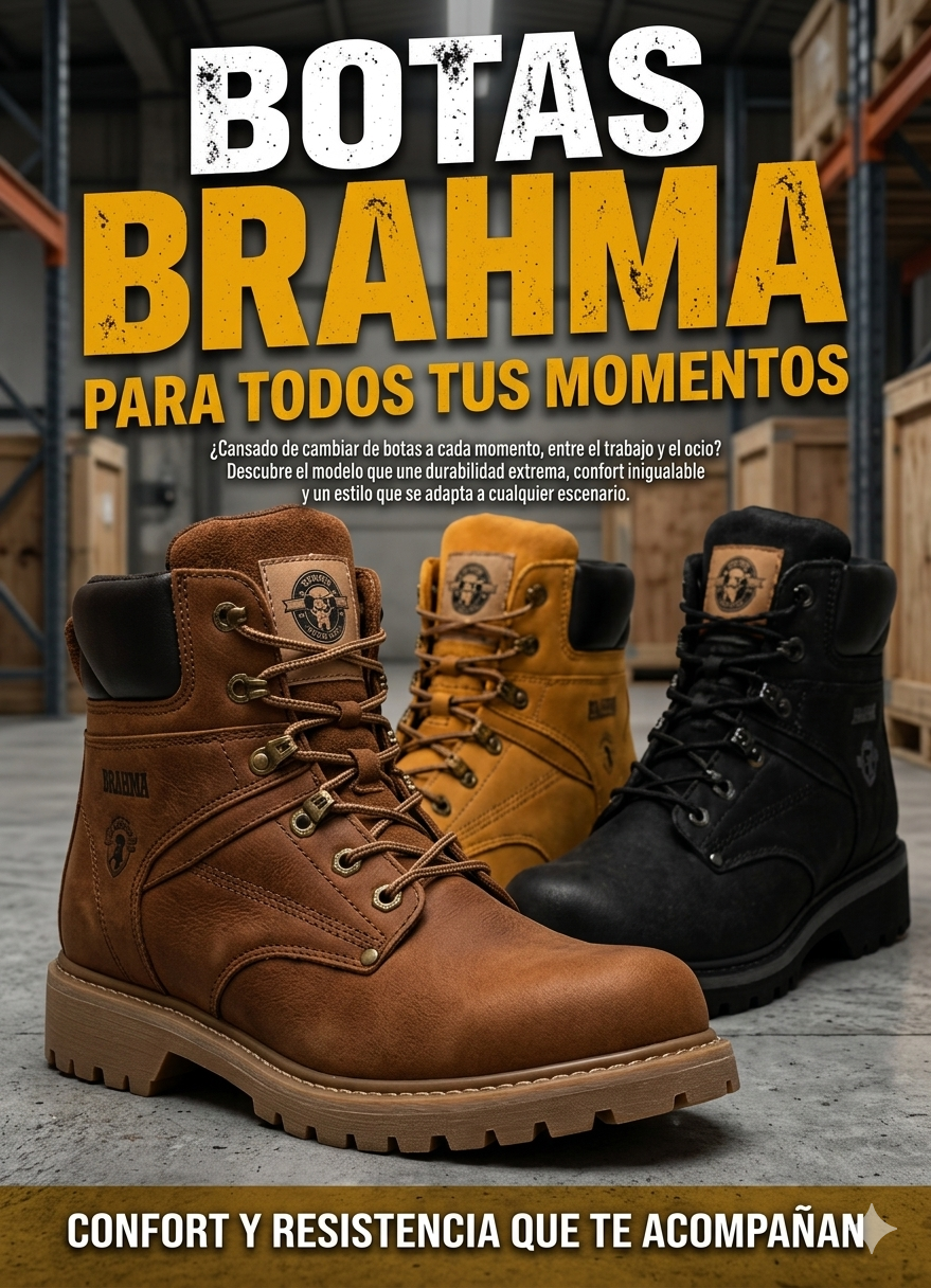 Bota Brahma Cuero Premium+ - Lanziamento Exclusivo con 75% de Descuento Hoy
