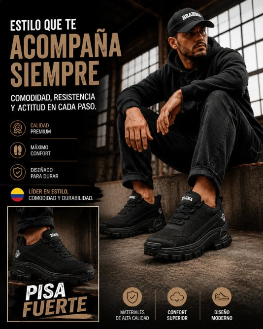 🔥 PROMO - Zapatos Brahma +Llavero 🎁
